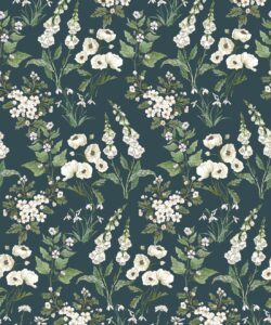Wallpaper Republic - Collezione Emporio Floreale - Garden Delight - Emerald - Campionario