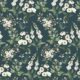 Wallpaper Republic - Floral Emporium Collection - Garden Delight - Emerald - Swatch