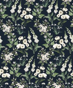 Wallpaper Republic - Collezione Emporio Floreale - Garden Delight - Navy - Campionario