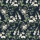 Wallpaper Republic - Floral Emporium Collection - Garden Delight - Navy - Swatch