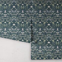 Wallpaper Republic - Floral Emporium Collection - Queen Anne’s Lace - Emerald - Rolls