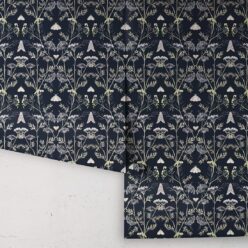 Wallpaper Republic - Floral Emporium Collection - Queen Anne’s Lace - Navy - Rolls