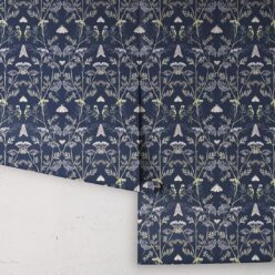 Wallpaper Republic - Floral Emporium Collection - Queen Anne’s Lace - Sapphire - Rolls