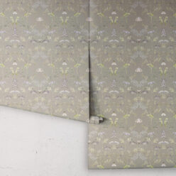 Wallpaper Republic - Floral Emporium Collection - Queen Anne’s Lace - Sage Grey - Rolls