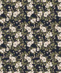 Wallpaper Republic - Collezione Emporio Floreale - Sweet Briar - Navy - Campionario
