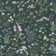 Wallpaper Republic - Floral Emporium Collection - Wild Meadow - Dark Green - Swatch