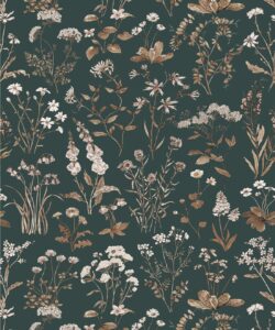 Wallpaper Republic - Collezione Emporio Floreale - Meadows Antique - Antique Green - Swatch