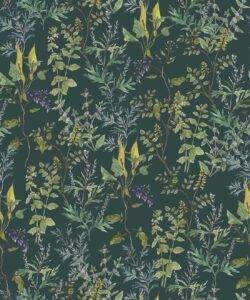 Wallpaper Republic - Collezione Floral Emporium - Woodland Floral - Green - Campionario