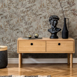 Wallpaper Republic - Floral Emporium Collection - Antique Botanica - Antique Grey - Insitu