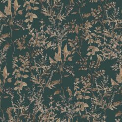 Wallpaper Republic - Floral Emporium Collection - Antique Botanica - Green - Swatch