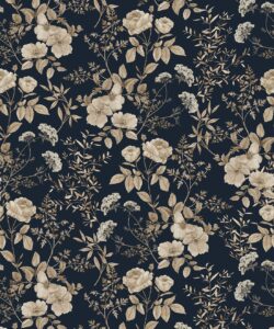 Wallpaper Republic - Collezione Emporio Floreale - Belle Fleur - Navy - Campionario