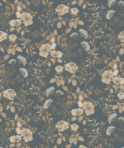 Wallpaper Republic - Collezione Emporio Floreale - Belle Fleur - Slate Grigio - Campionario