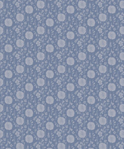 In Bloom Collection - Wallpaper Republic - Meadow Dreams Wallpaper - Colorway: Blue Grey - Swatch