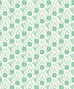 In Bloom Collection - Wallpaper Republic - Meadow Dreams Wallpaper - Colorway: Green - Swatch