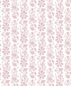 In Bloom Collection - Wallpaper Republic - Corsage Wallpaper - Colorway: Corsage Rose - Swatch