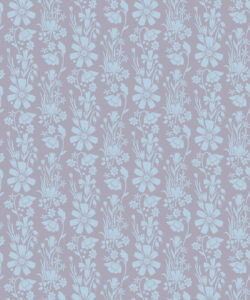 In Bloom Collection - Wallpaper Republic - Corsage Wallpaper - Colorway: Corsage Sky - Swatch
