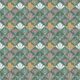 In Bloom Collection - Wallpaper Republic - Fanned Flowers Wallpaper - Colorway: Forest Green - Swatch