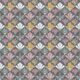 In Bloom Collection - Wallpaper Republic - Fanned Flowers Wallpaper - Colorway: Multi - Swatch