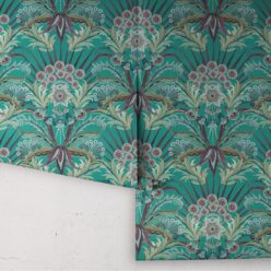 Morning Flowers Wallpaper - Colorway: Rainforest - Rolls