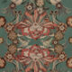 Hummingbird Garden Wallpaper - Farbverlauf: Teal - Swatch