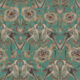 Paloma Wallpaper - Farbverlauf: Teal - Swatch