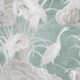 Water Birds Wallpaper - Bethany Linz - My Sydney Collection - Colourway: Duck Egg - Swatch