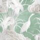 Water Birds Wallpaper - Bethany Linz - My Sydney Collection - Colourway: Mint - Swatch