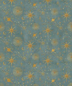 The Milky Way Wallpaper - Bethany Linz - My Sydney Collection - Colourway: French Blue - Swatch