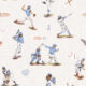 Milton & King Studios • Baseball Wallpaper • Redbirds • Swatch