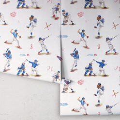 Milton & King Studios • Baseball Wallpaper • Strangers • Rolls