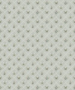 Papier peint Floret - Collection Palace Grove - M&K Studio - Swatch - Colorway :Egg Duck