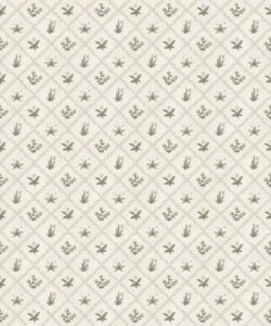 Papier peint Floret - Collection Palace Grove - M&K Studio - Swatch - Colorway : Lin