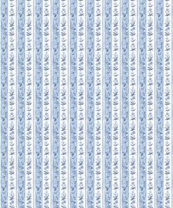 Papier peint Garland - Collection Palace Grove - M&K Studio - Swatch - Colorway : Sapphire