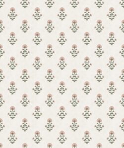 Papier peint Marigold - Collection Palace Grove - M&K Studio - Swatch - Colorway : Rose antique
