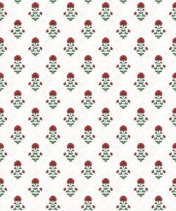 Papier peint Marigold - Collection Palace Grove - M&K Studio - Swatch - Colorway : Ruby