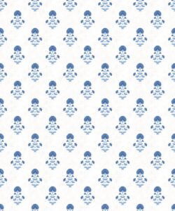 Papier peint Marigold - Collection Palace Grove - M&K Studio - Swatch - Colorway : Sapphire