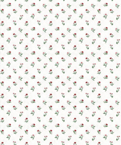 Papier peint Posey - Collection Palace Grove - M&K Studio - Swatch - Colorway : Ruby