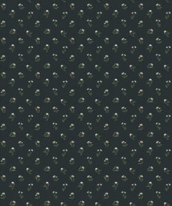 Papier peint Posey - Collection Palace Grove - M&K Studio - Swatch - Colorway : Topaz