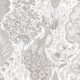 Carta da parati Peacock Garden - Collezione Palace Grove - M&K Studio - Campione - Colore: Ivory