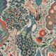 Carta da parati Peacock Garden - Collezione Palace Grove - M&K Studio - Campione - Colore: Kesar