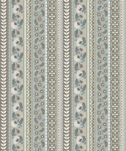 Papier peint Ribbon - Collection Palace Grove - M&K Studio - Swatch - Colorway :Egg Duck