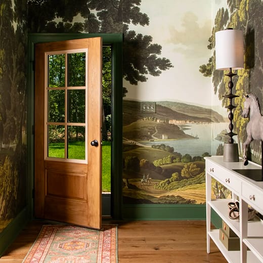 English Landscape Mural