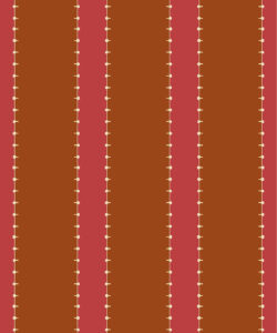 Papel pintado Pati | Colorway: Canela | Colección Anything But Basic | Gray Benko x Milton&King | Muestra