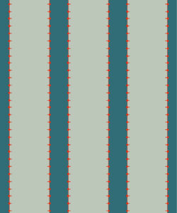 Papel pintado Pati | Colorway: Peacock | Colección Anything But Basic | Gray Benko x Milton&King | Swatch