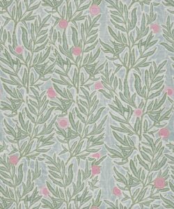 Papel Pintado Tela de Gamuza de Lino - Color: Forest Papaya - Colección Pattern Play