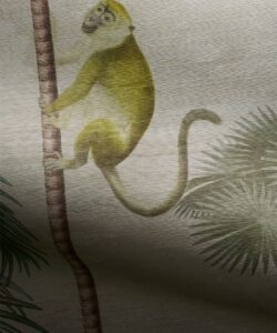 Indian Summer Grasscloth Mural - Colorway: Aged - Swatch