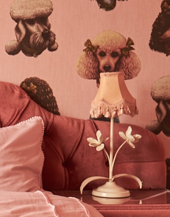 Colección de papel pintado Caniche y rubia