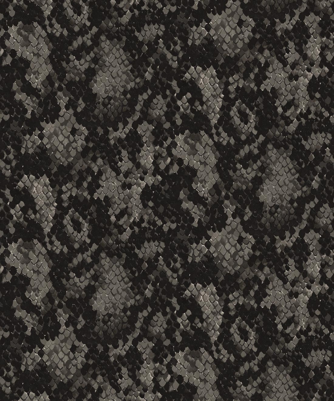 Snakeskin Wallpaper - Colourway: Mamba - Swatch