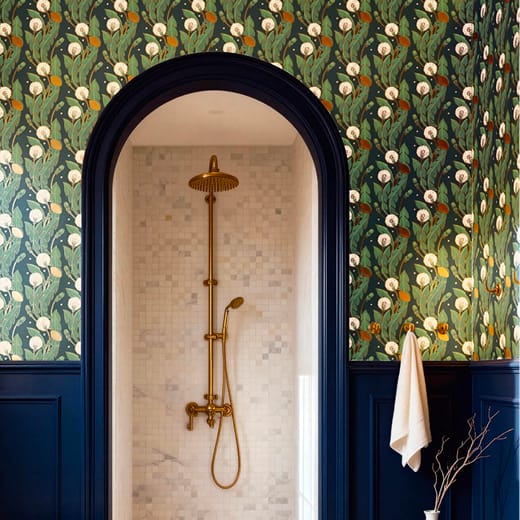 Dandelions Metallic Wallpaper