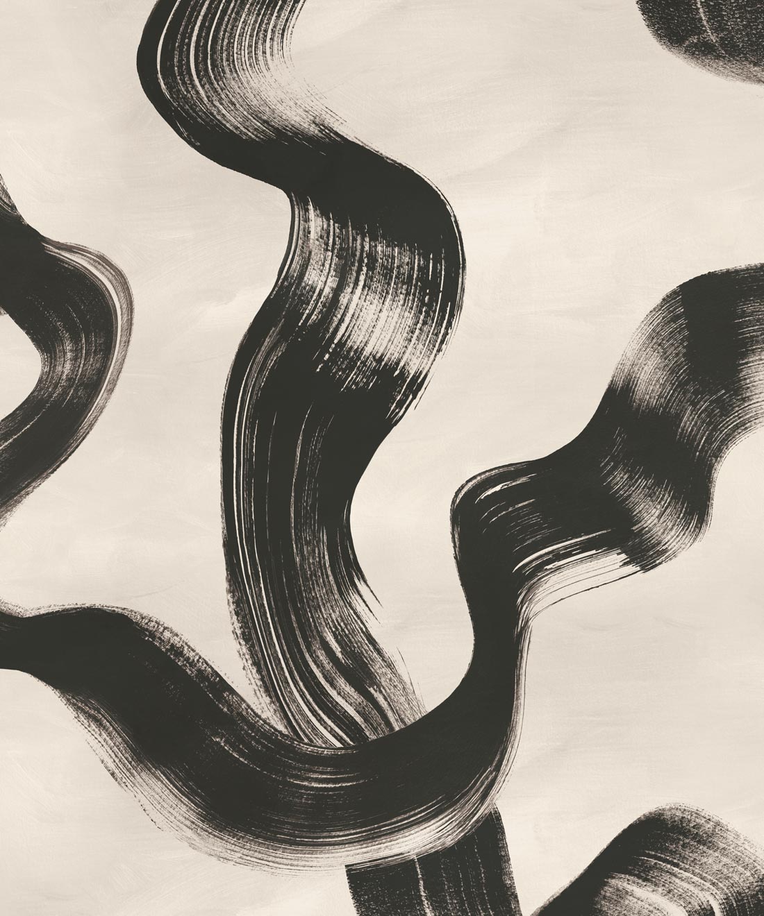 Zephyr Wallpaper - Colourway: Charcoal - Swatch
